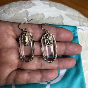 ***SOLD***Kendra Scott Emmys Clear & gold filagree